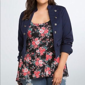 Cropped Military Jacket- Size 1